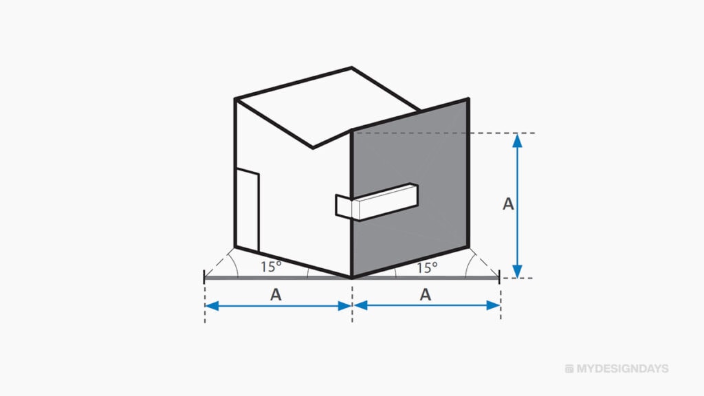 Dimetric Drawing Sample