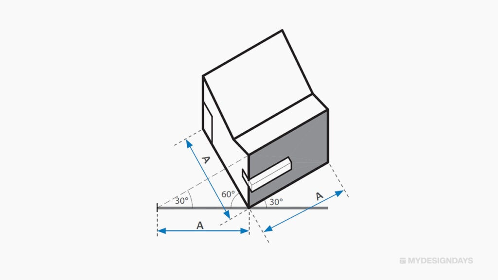 Trimetric Drawing Sample